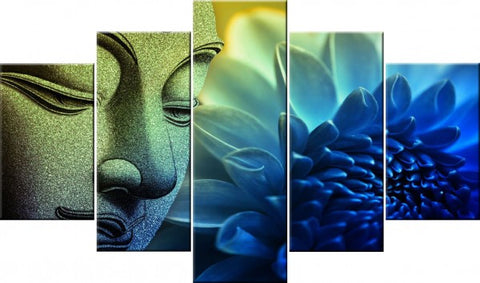 Diamond Painting 5-Luiks Buddha 150x90cm