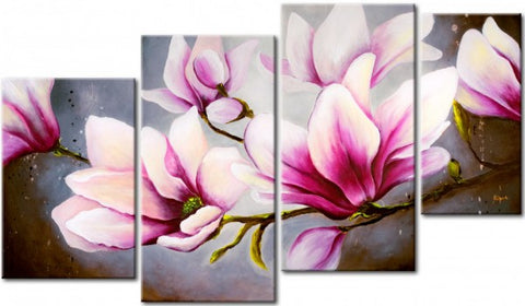 Diamond Painting 4-Luiks Magnolia 120x90cm